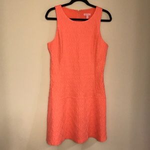 Lilly Pulitzer pink drop-waist dress